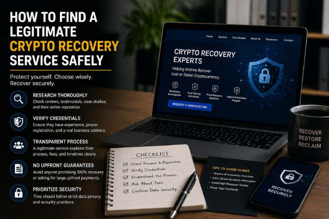 How to Find a Legitimate Crypto Recovery Service Safely