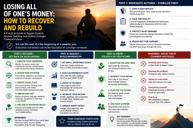 Losing All of One's Money How to Recover and Rebuild